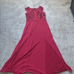 Burgundy Formal Dress
